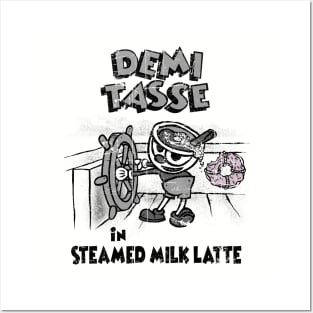 Steamed Milk Latte Posters and Art